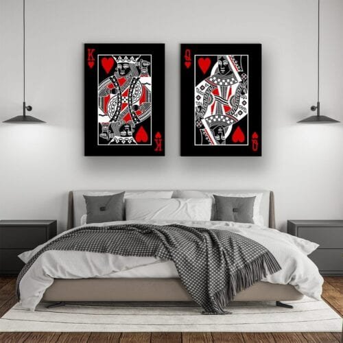 🔥KING & QUEEN of HEARTS | Canvasgoals.com🔥